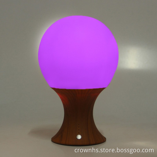 Newest Silicone Mushroom Wood Grain Colorful USB LED Baby Night Light Deck Night Lamp Timer Best Gift For Baby Children Bedroom